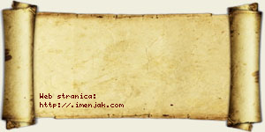 Jelisava Zafirović vizit kartica